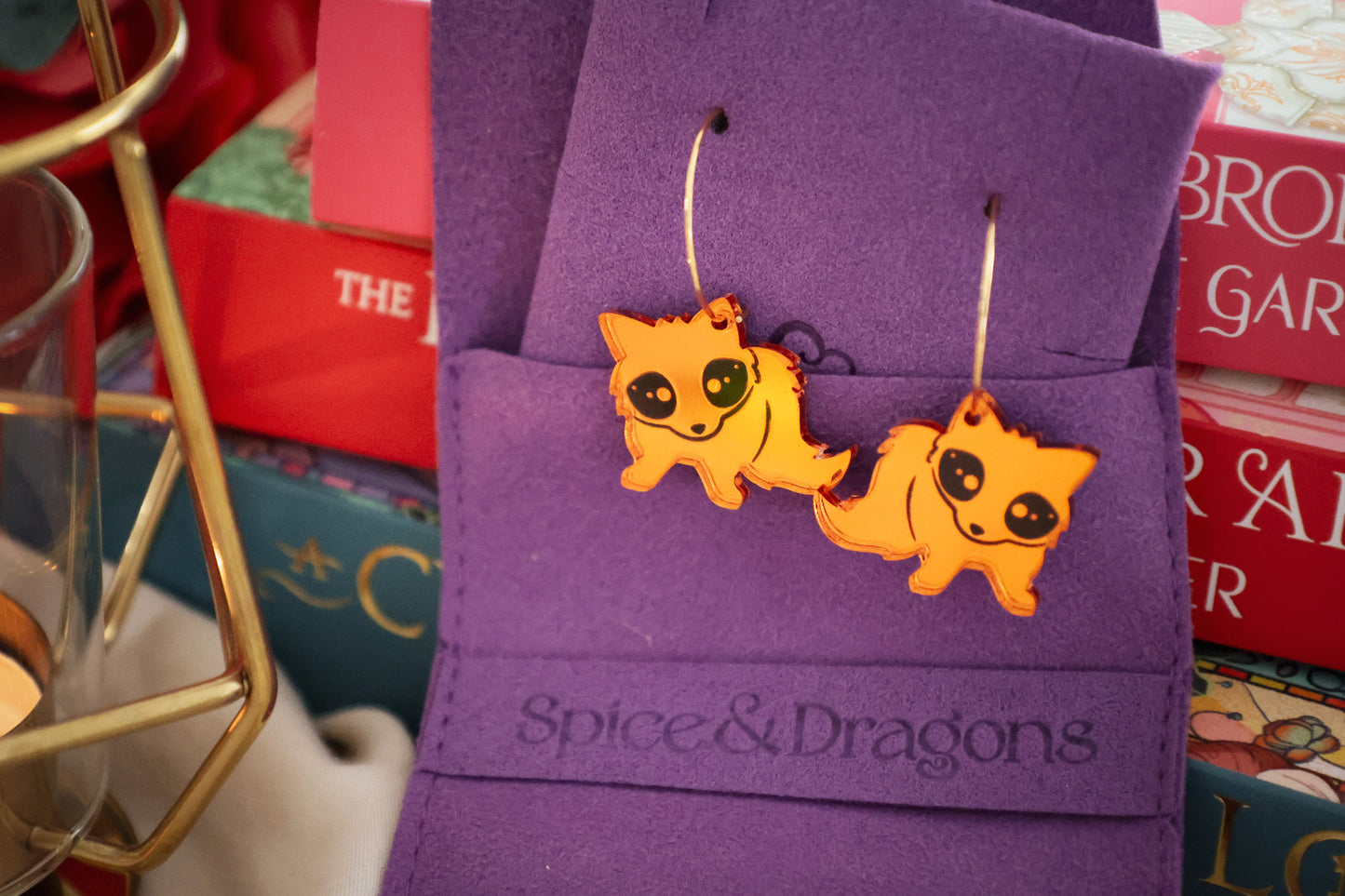 Chibi Fox Earrings