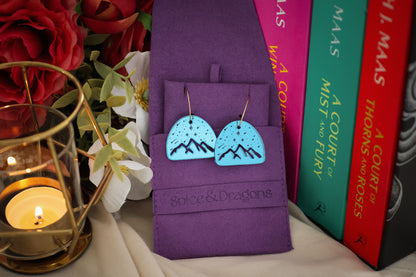 Raining Stars Earrings - Purple or Blue