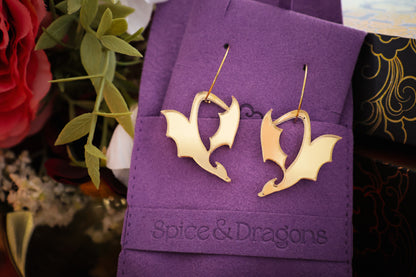 Dragon Hoop Earrings - Choose Your Colour