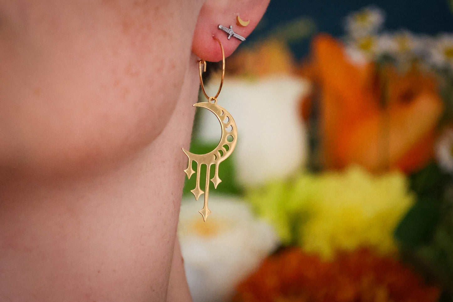 Crescent Moon Earrings