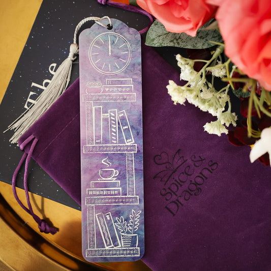 Handmade Acrylic Bookmark - Midnight Library - Bookish Gifts